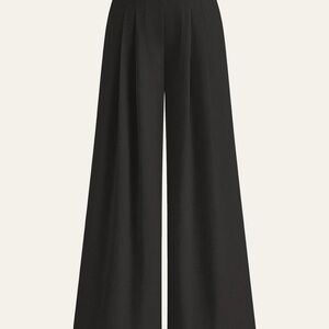 Commense Black Wide-Leg Women's Pants